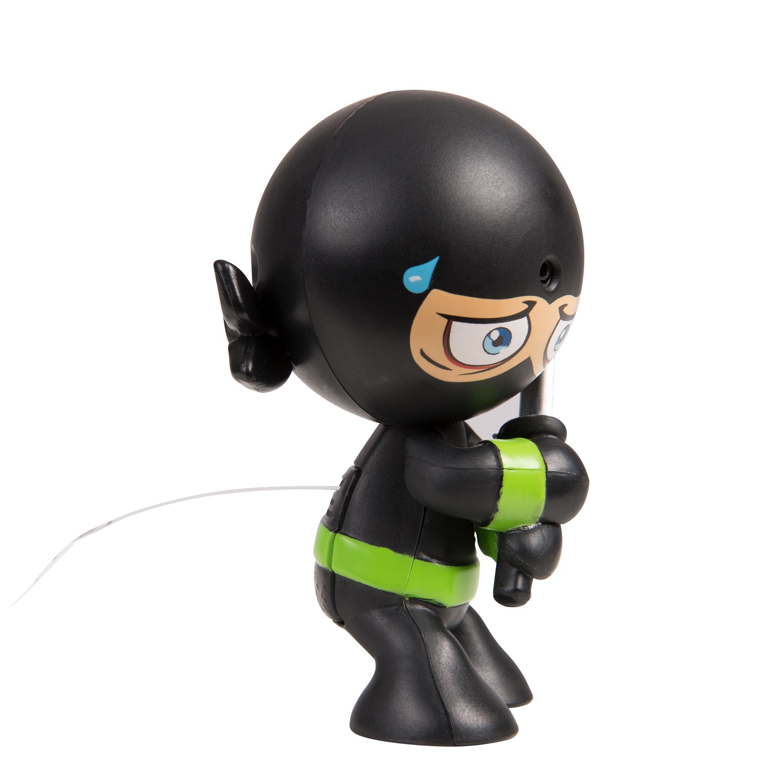 Фигурка ниндзя Мастер Пук из серии Fart Ninjas, черный, 9 см.  